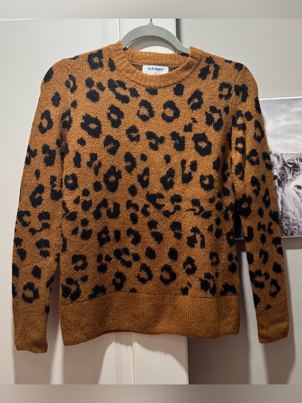 Old navy animal print sweater
